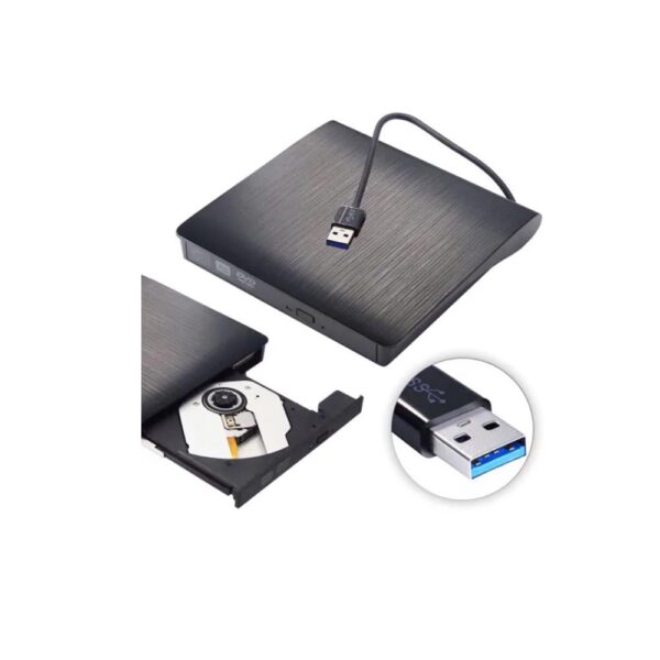 Gravador Dvd Cd Externo Usb 3.0 Knup