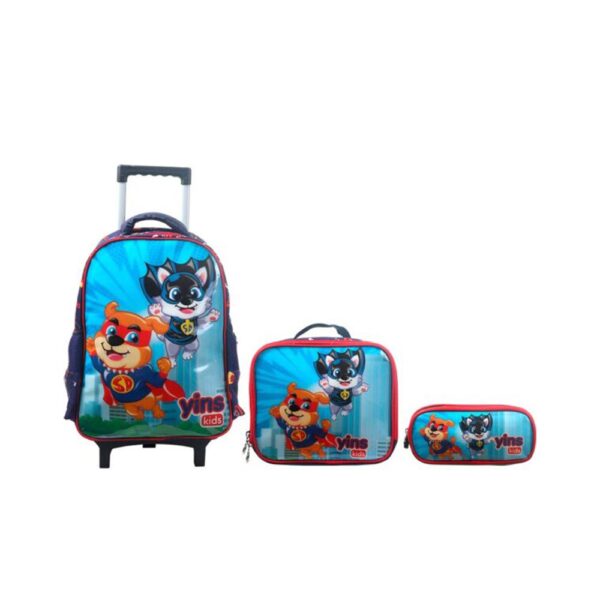 Kit Escolar Hero Dogs em poliester YS42216 Yins Kids - Image 3