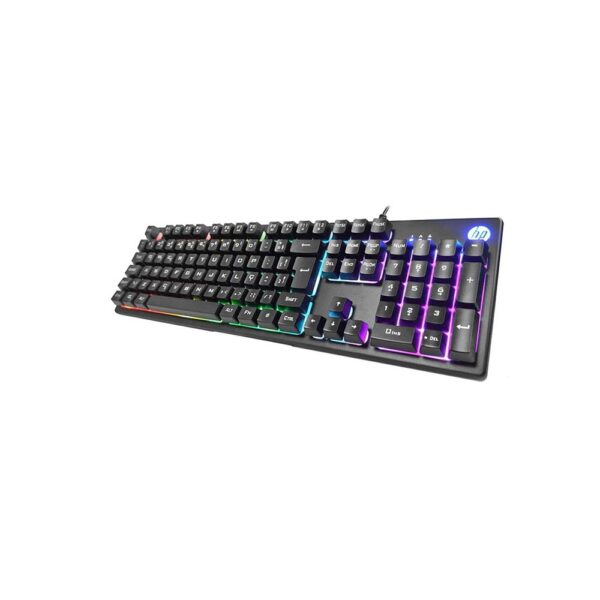 Teclado Gamer K500F Usb Led Preto Hp - Image 3