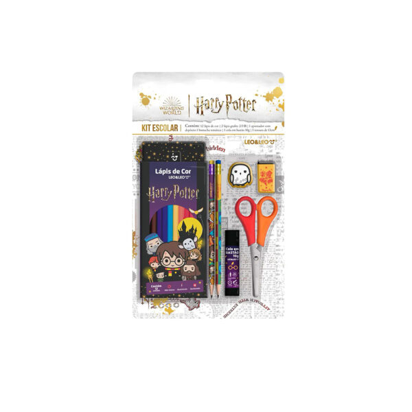 KIT LAPIS DE COR 12 CORES HARRY POTTER