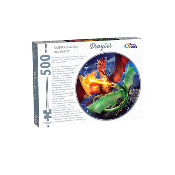QUEBRA CABECA 500 PCS REDONDO - DRAGOES UNICA - Image 3