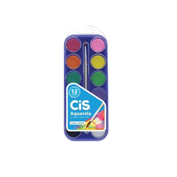 CIS AQUARELA-ESTOJO C/ 12 CORES - Image 3