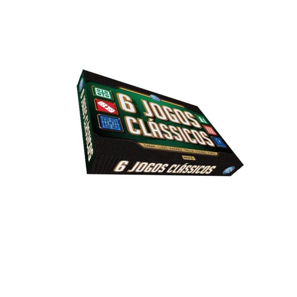 6 JOGOS CLASSICOS DAMA XADREZ LUDO DOMINO FORÇA TRILHA