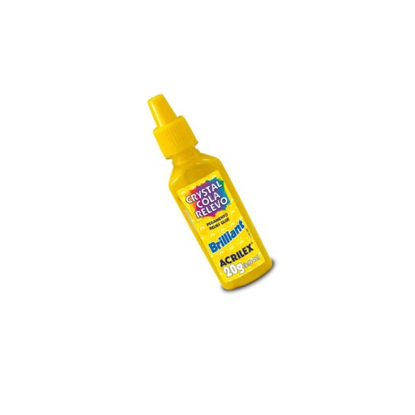ACRICOR COLA RELEVO BRILLIANT 20G AMARELO OURO ACRILEX - Image 2