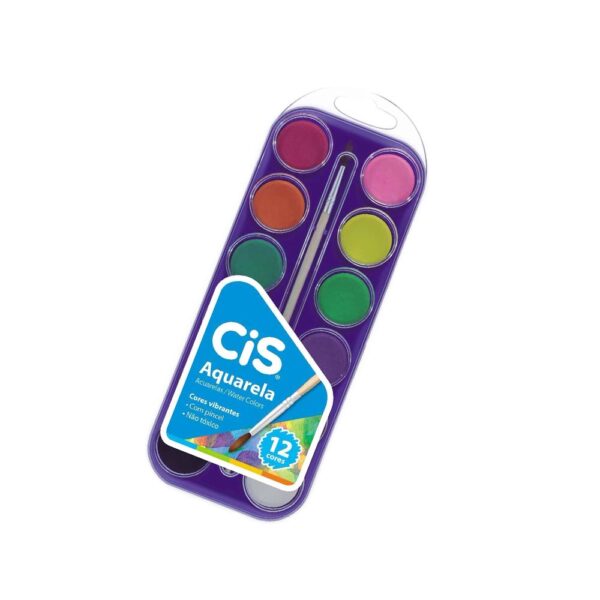 CIS AQUARELA-ESTOJO C/ 12 CORES - Image 4