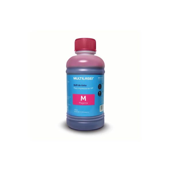 REFIL DE TINTA MAGENTA HP 250ML MULTILASER - Image 4