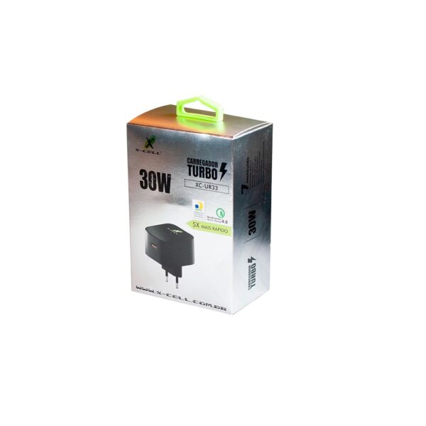 CARREGADOR TURBO USB 4.0 5V 30W ENTRADA 100-240V