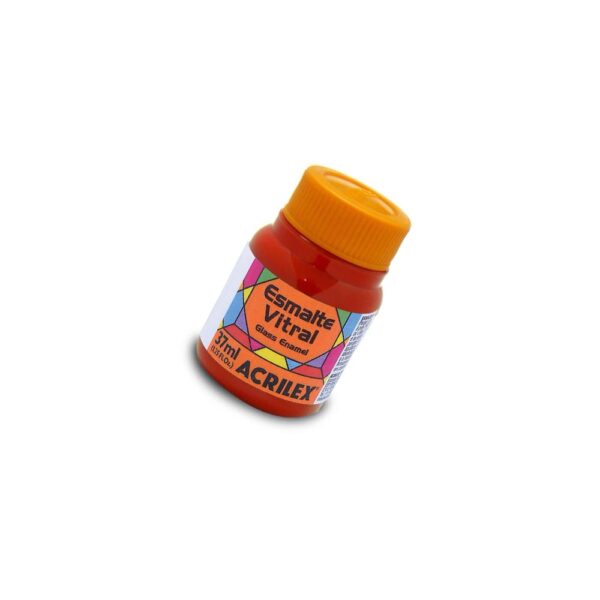 ESMALTE VITRAL 37ML 523 VERMELHO ACRILEX - Image 3