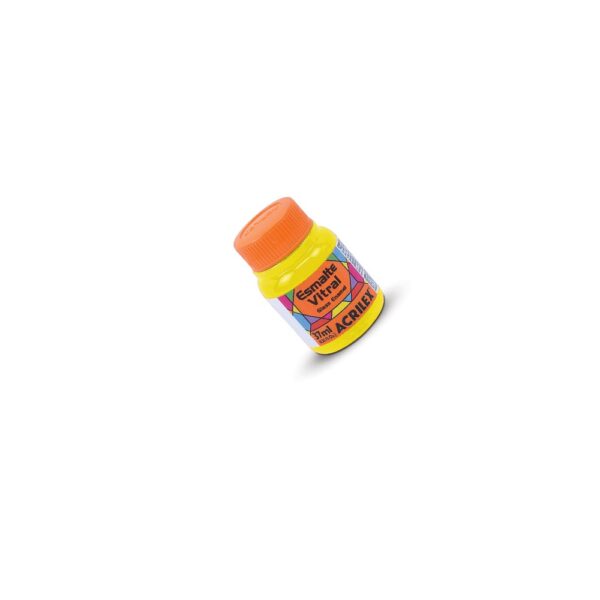 ESMALTE VITRAL 37ML 522 AMARELO ACRILEX - Image 3