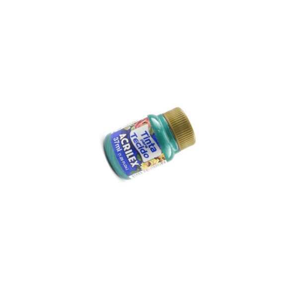 TINTA TECIDO METALICA 37ML 557 VERDE ACRILEX - Image 4