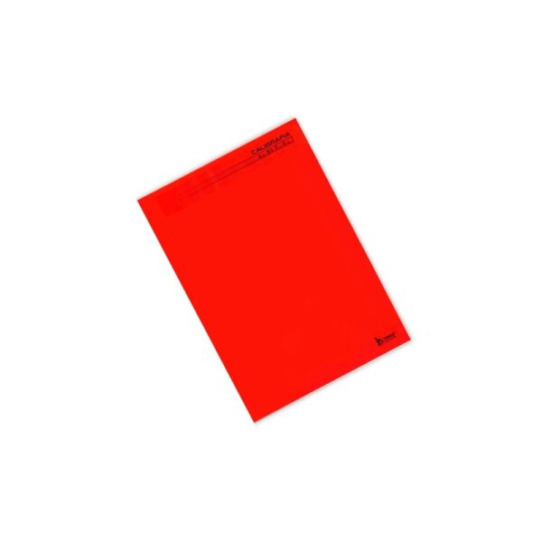 CADERNO CD CALIGRAFIA VERTICAL 1/4 VERMELHO 96FLS TAMOIO